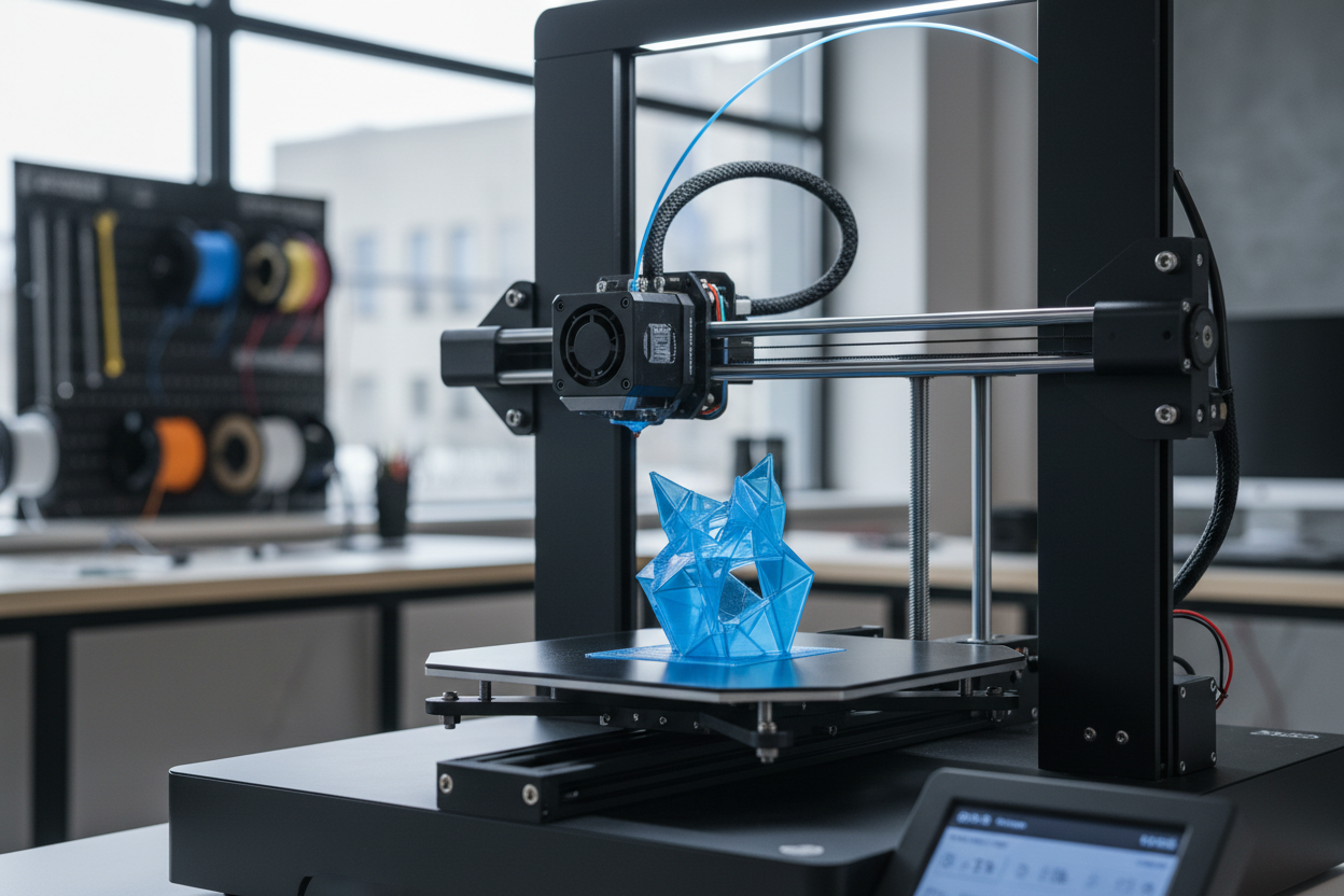 3d printer printing something