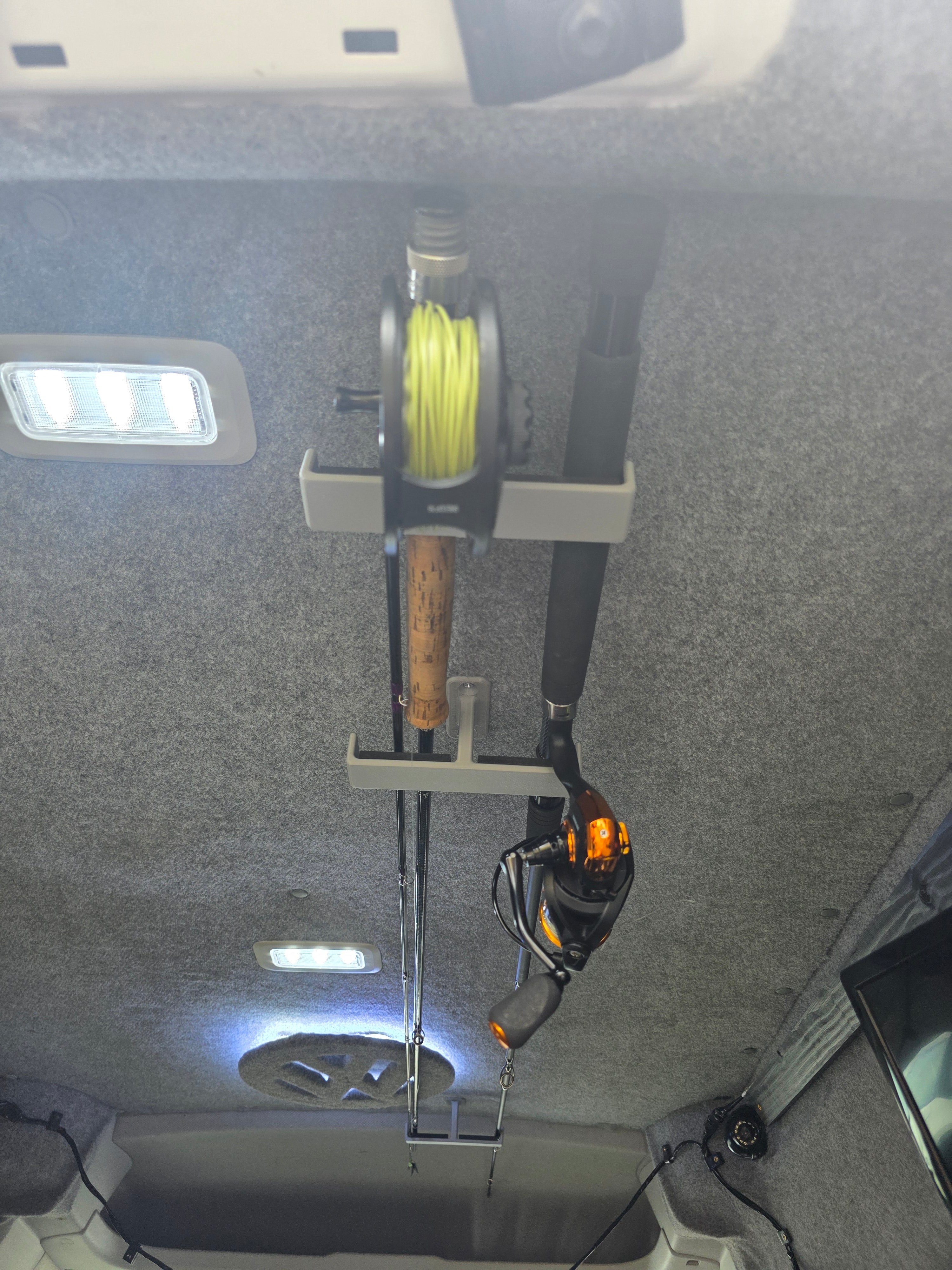 Roof Mounted Fishing Rod Mount (Set of 3)